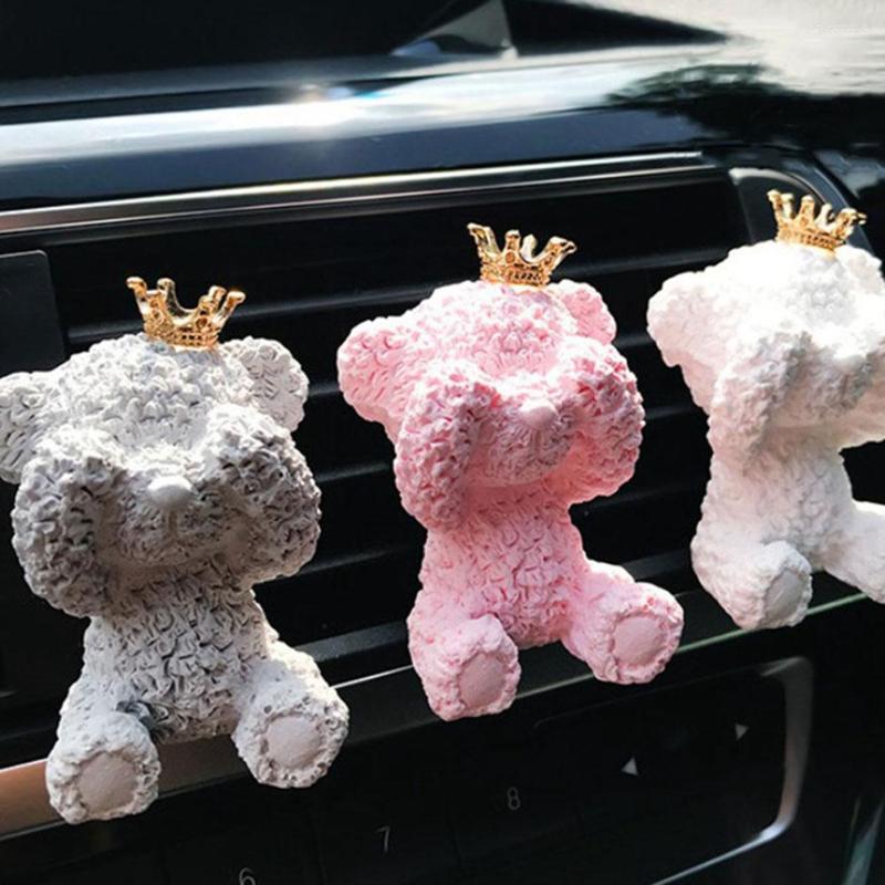 

Car Fragrance Air Conditioning Outlet Perfume Clip Freshener Cute Bear Decor Creative Ornaments Diffuser