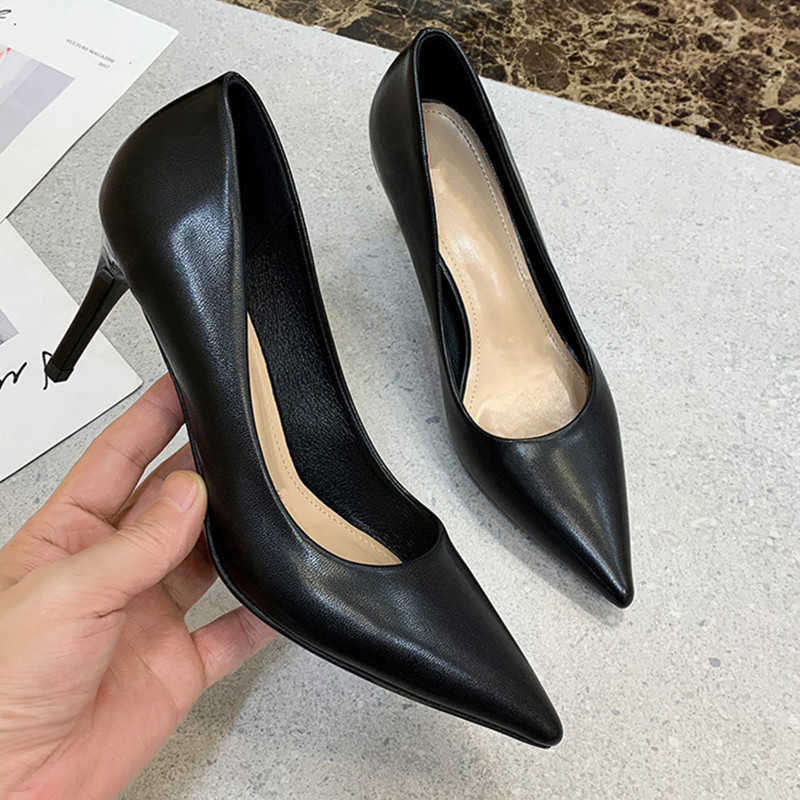 

Dress Shoes Baldauren Women Pumps High Heels Pointed Toe Black Shoes OL Office Shoes Heeled New Fashion Big Size Shoes for Women G230203, 5cm heel height