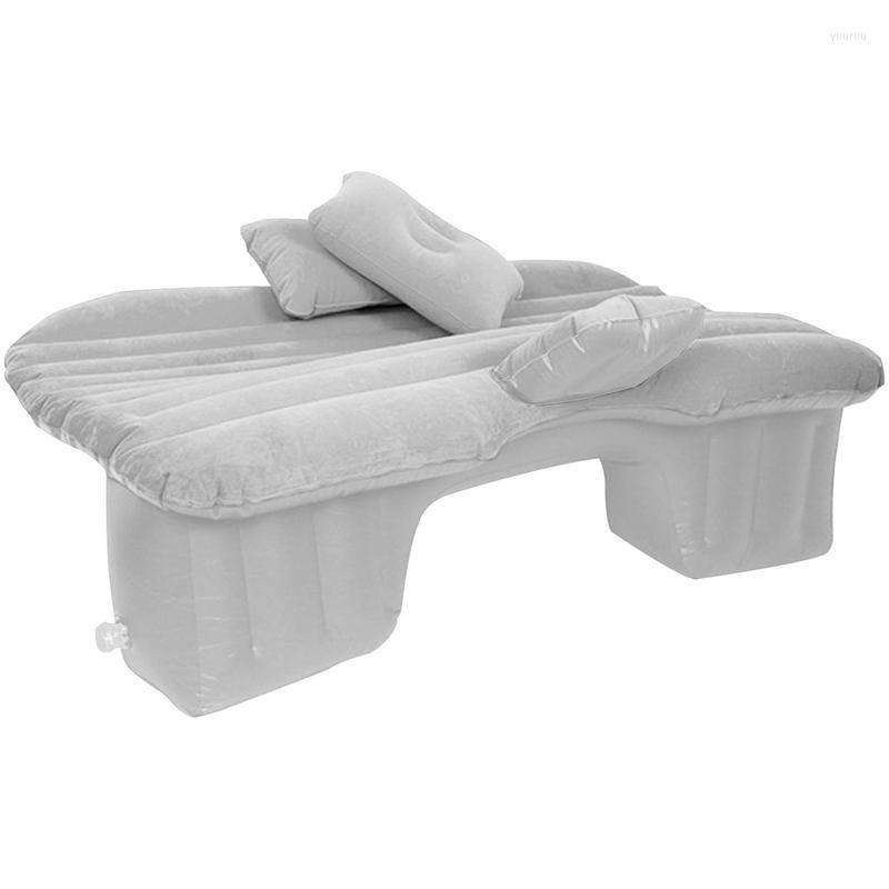 

Interior Accessories Inflatable Car Air Mattress Flocking Surfaces Sleeping Cushion Bed 138x85cm With Pillows For SUV