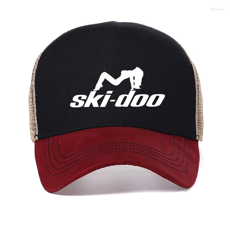 

Ball Caps Sea Doo Seadoo Moto Baseball Cap Summer Trend Men Casual Mesh Trucker Hat Adjustable Casquette Snapback Hats Garros, White