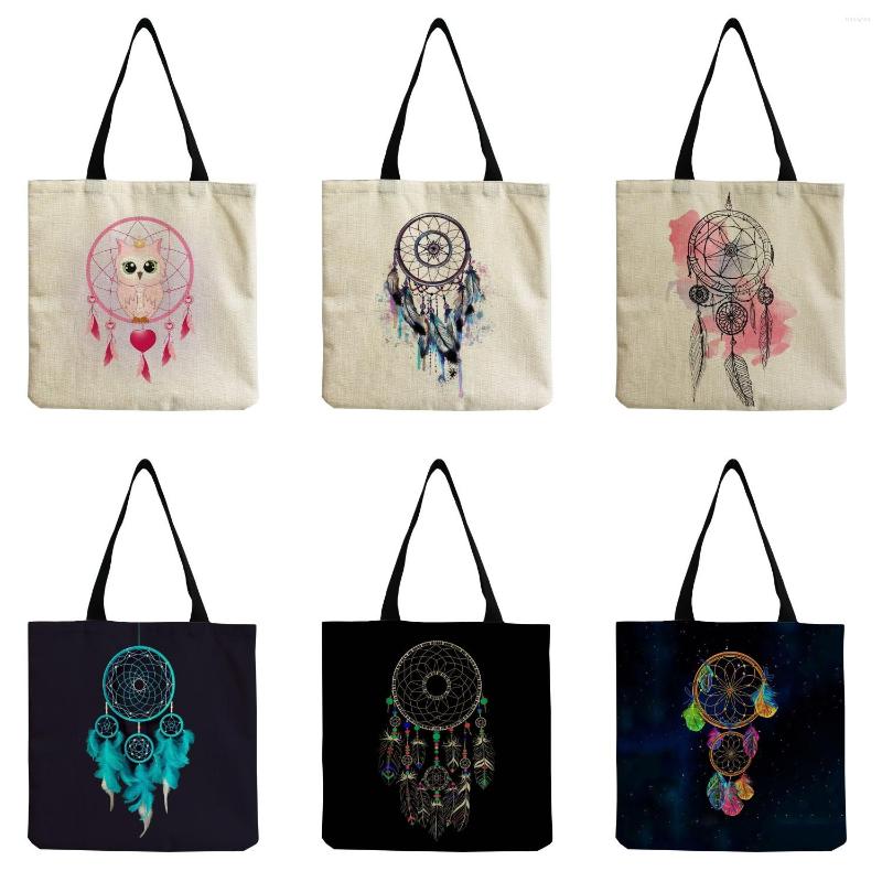 

Evening Bags Tote Bag High Capacity Colorful Ladies Shoulder Selling 2023 Women's Summer Dream Catcher Print Korea Fashion, Hm6200 handbag