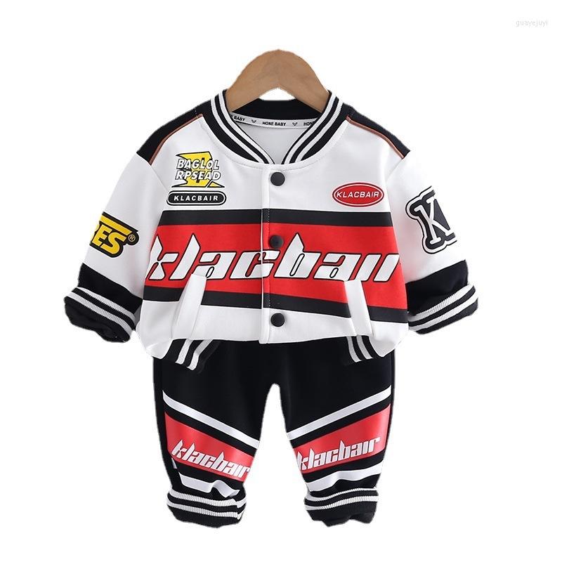 

Clothing Sets Spring Autumn Children Girls Outfits Baby Clothes Boys Sports Jacket Pants 2Pcs/Sets Toddler Casual Costume Kids Tracksuits, Red