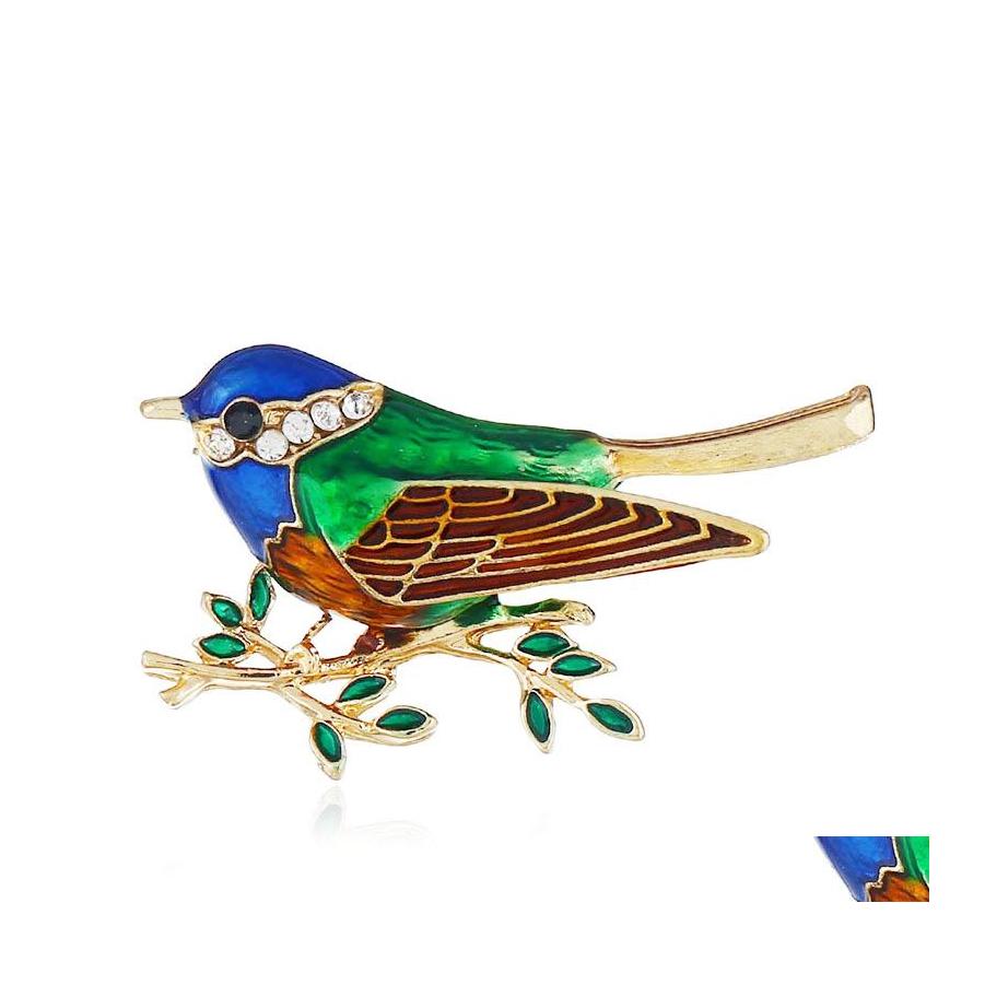 

Pins Brooches Creative Enamel Pins Bird Fashion Cute Animal Brooch Unisex Women Men Jewelry Colorf Style Gift Drop Delivery Otnug