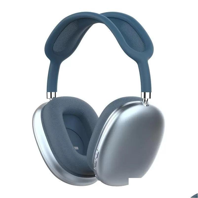 

Headphones Earphones Msb1 Wireless Bluetooth Headset Computer Gaming Headsethead Mounted Earphone Earmuffs Drop Delivery Electronic Dh3Ie, Blue