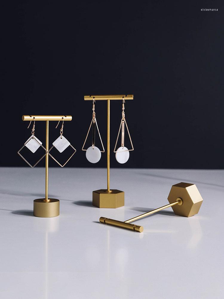 

Jewelry Pouches Gold Black Silver Earrings Display Holder Stand