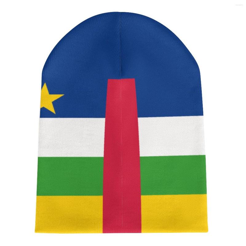 

Berets Nation Central African Republic Flag Cool Country Knitted Hat For Men Women Boys Unisex Winter Autumn Beanie Cap Warm Bonnet