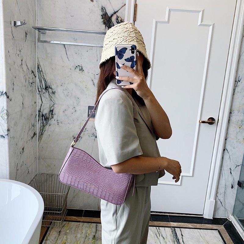 

Evening Bags Soft Underarm Shoulder Messenger Bag PU Leather Fashion Casual Crossbody Women Totes Clutch BagEvening