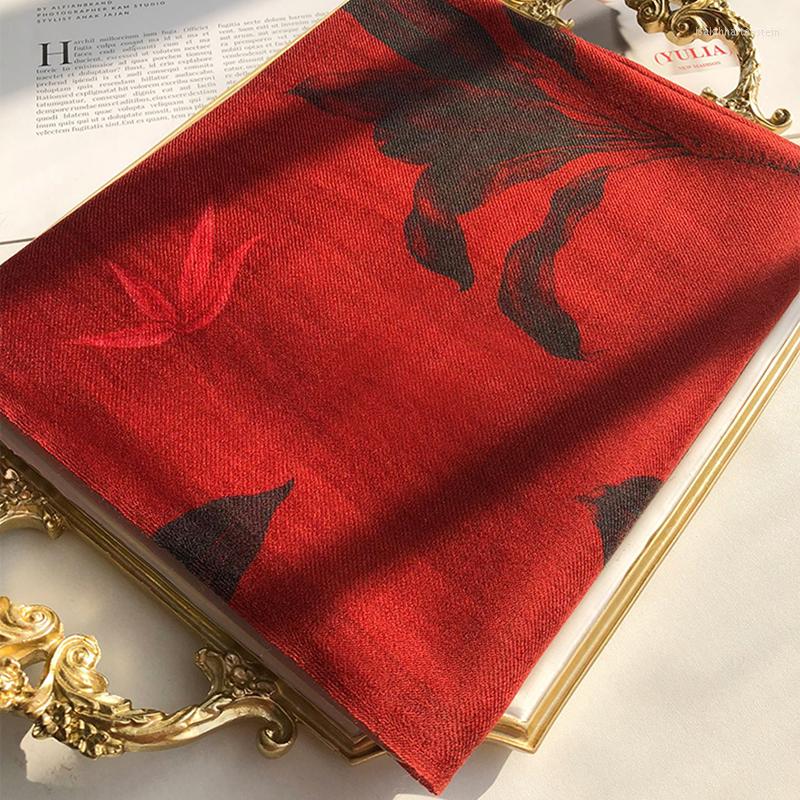 

Scarves Scarf Women Printing Wool Classic Design 100 200cm Fashion