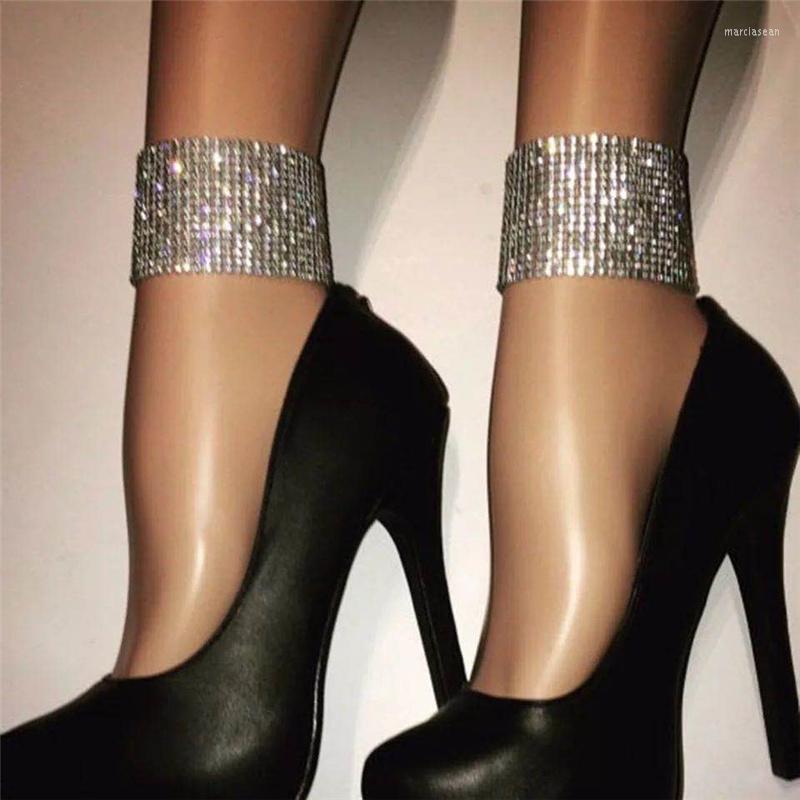 

Anklets 1 Fashionable Shiny Rhinestone National Style Anklet Crystal Tassel CHARM High Heels Accessories Jewelry