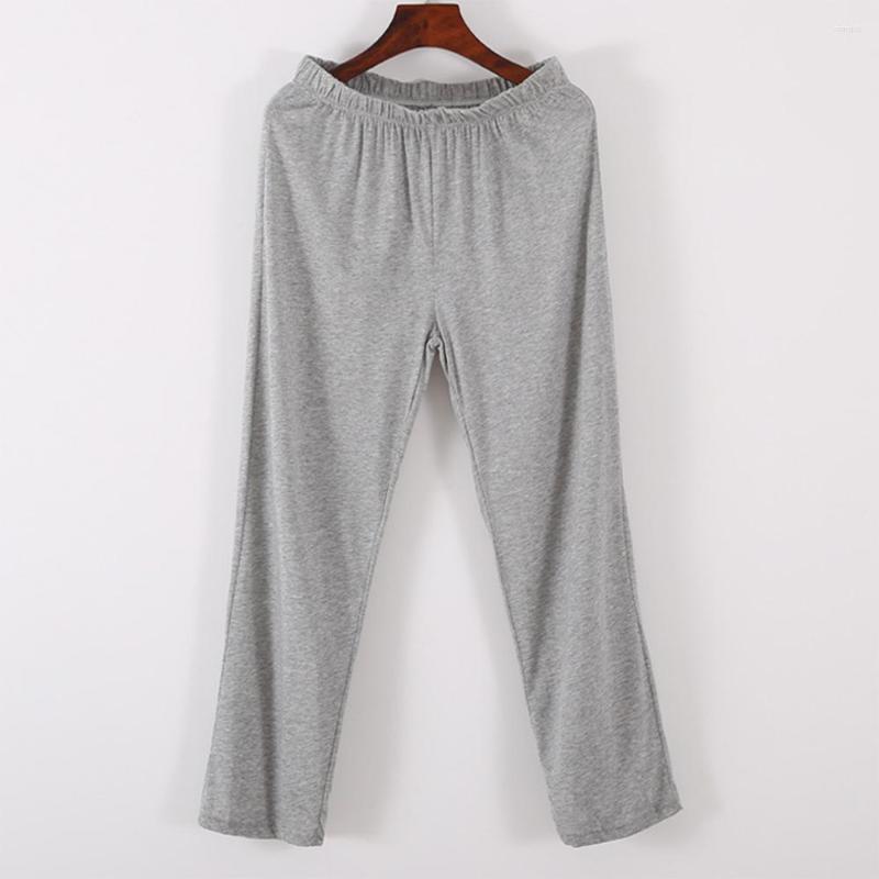 

Men's Sleepwear Winter Men's Solid Sleep Trousers Soft Pajamas Bottoms 2023 Spring Autumn Sleeping Pants Pyjama Homewear A50, White