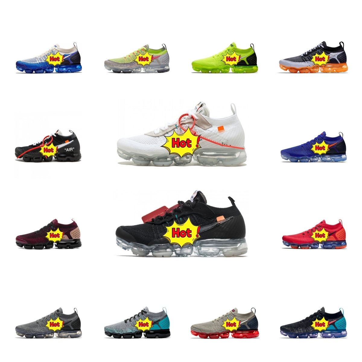 

Men's Vpormax 2.0 Running Shoes Air cushion sneakers .Original Quality., Color 20
