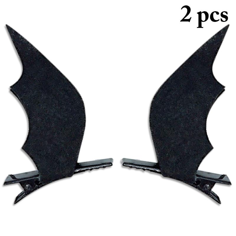 

Hair Accessories 2pcs Bat Wings Mini Hairpins Girls Clip Halloween Barrette Party Headwear Women Novelty Cosplay Accessory Drop