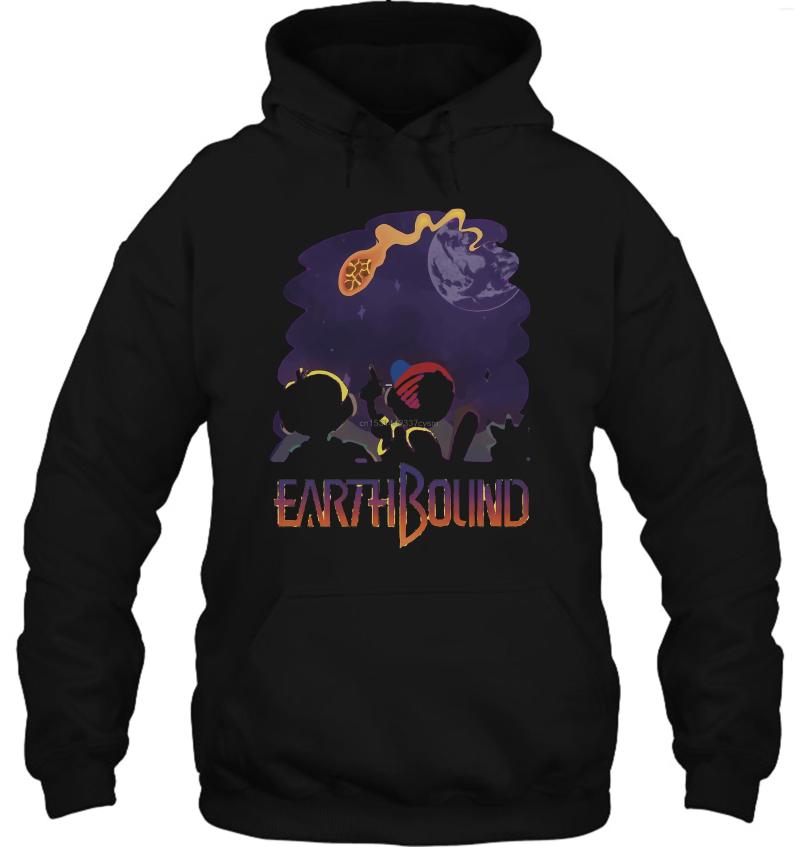

Men' Hoodies Men Hoodie Fashion Cool Funny EARTHBOUND First Steps Customized Printed Women Streetwear, Gy