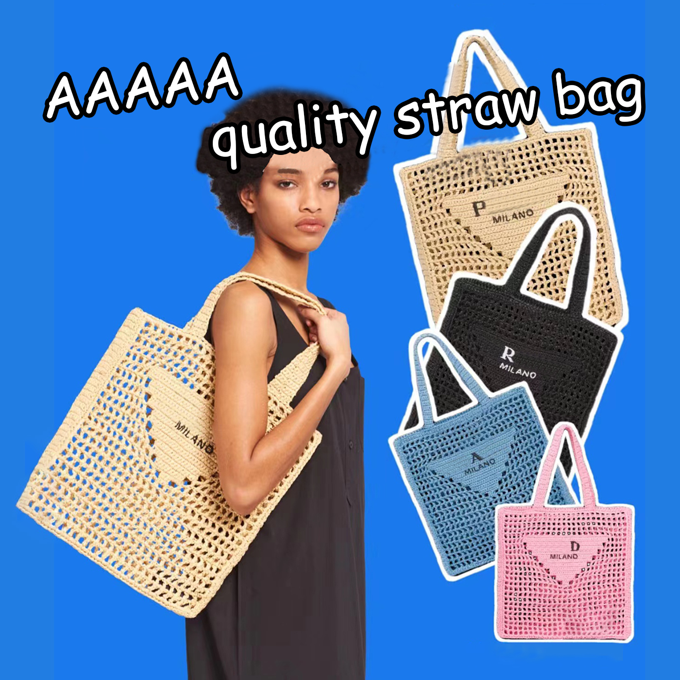 

fashion reticulate Shopping totes summer beach bags handbag Luxury Designer Straw canvas vacation cross Body mens women's classic Shoulder wallets Clutch bag Soft, Purple