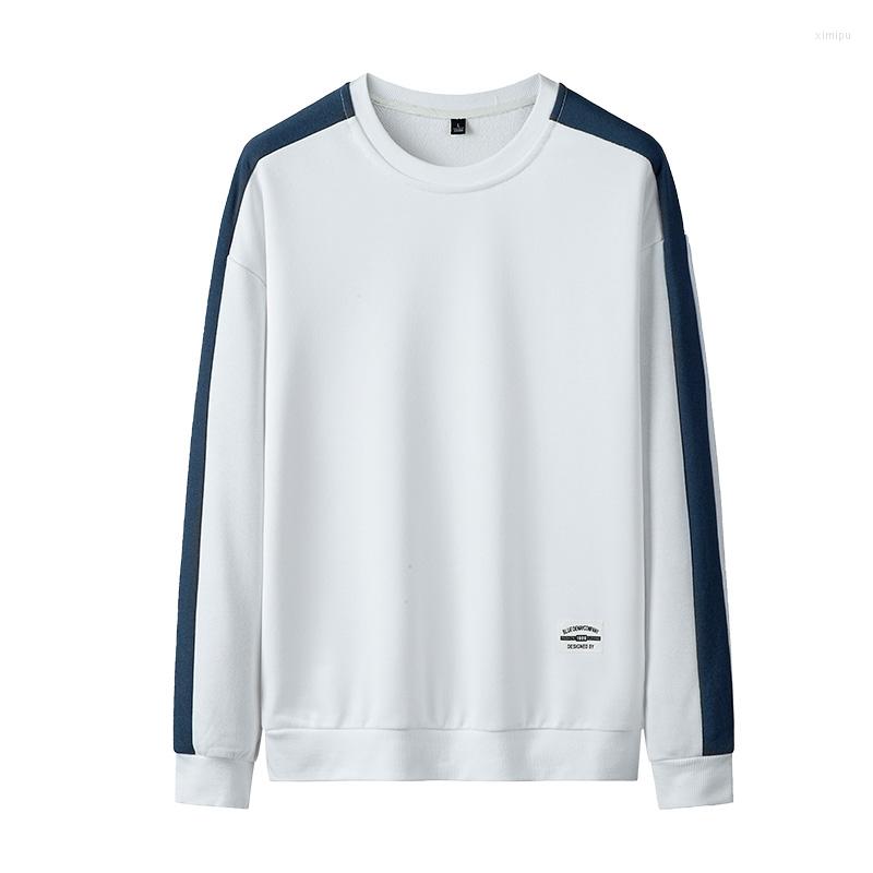 

Men's Hoodies Pullover Men 2023 Trend Keep Warm Winter Fleece Vintage Oversized Crewneck Sweatshirts Black Harajuku Streetwear, White sweater man