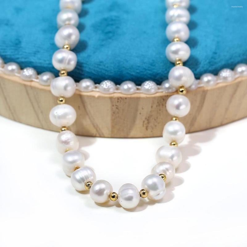 

Chains Natural Freshwater Pearls Round Shape Loose Beads Exquisite Charms For Jewelry Making Diy Necklace Pendant Bracelets Accessories