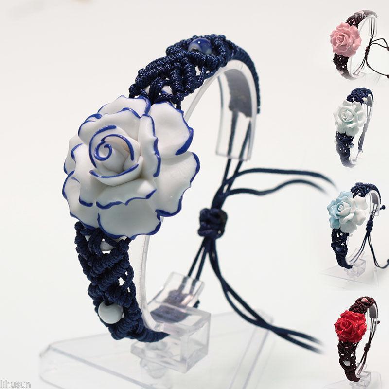 

Bangle Wholesale10pcs Chinese Handmade Blue&White Porcelain Beautiful Bracelet BangleBangle Lars22