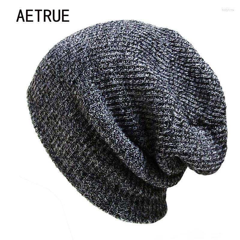 

Berets Brand Bonnet Beanies Knitted Winter Hat Caps Skullies Hats For Women Men Beanie Warm Baggy Cap Wool Gorros Touca 2023, Black