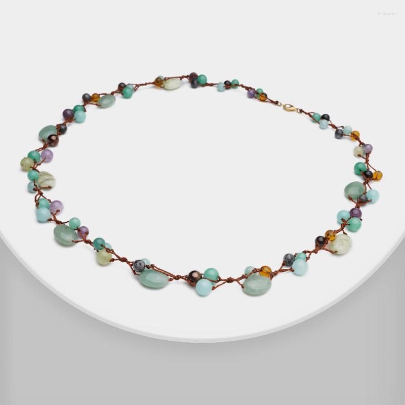 

Chains Amorita Boutique Fashion Design Natural Stone Necklaces