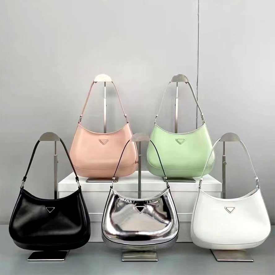 

Cleo Brushed Leather Shoulder Bags Designer Hobo Handbag Tote Purse For Women TOPDESIGNERS097, #11 purple