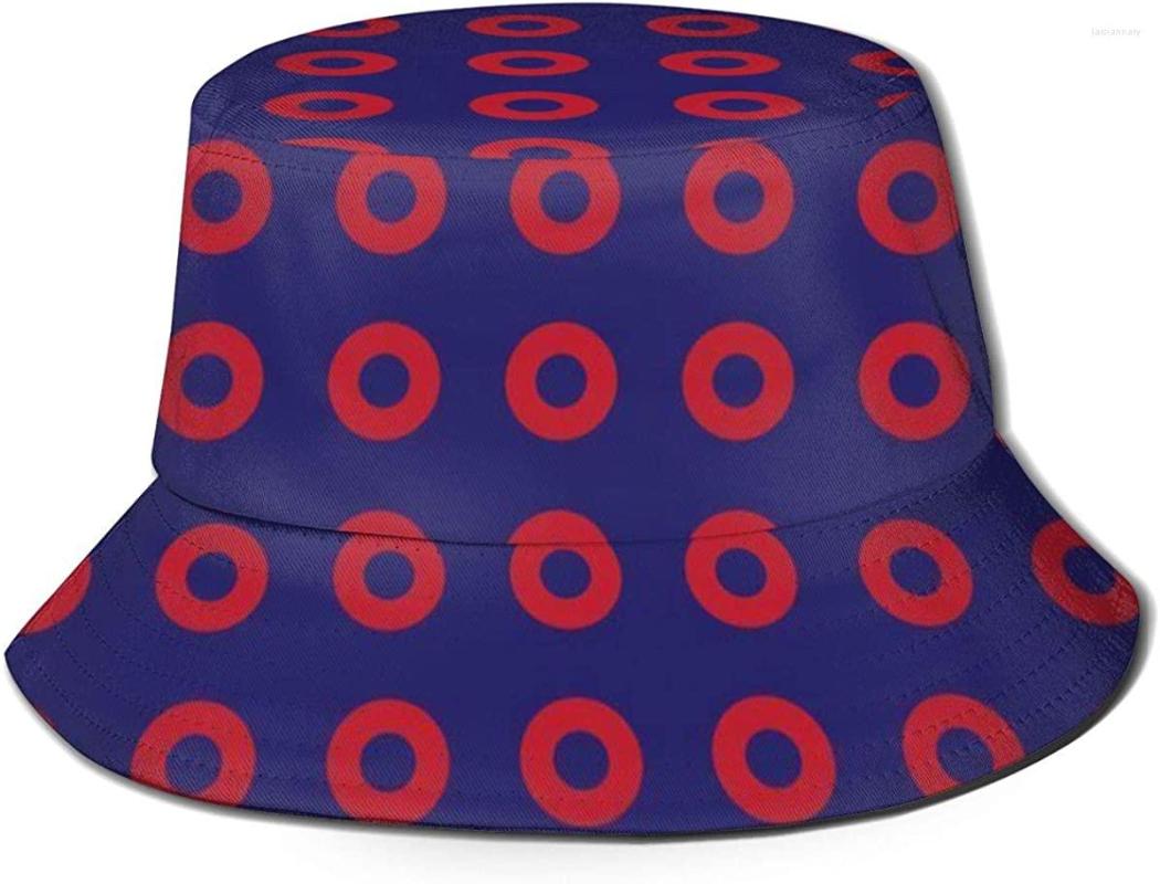 

Ball Caps Bucket Hat Red Fisherman Outdoor Cap Double-Side-Wear Reversible Printed Packable Unisex, Blue