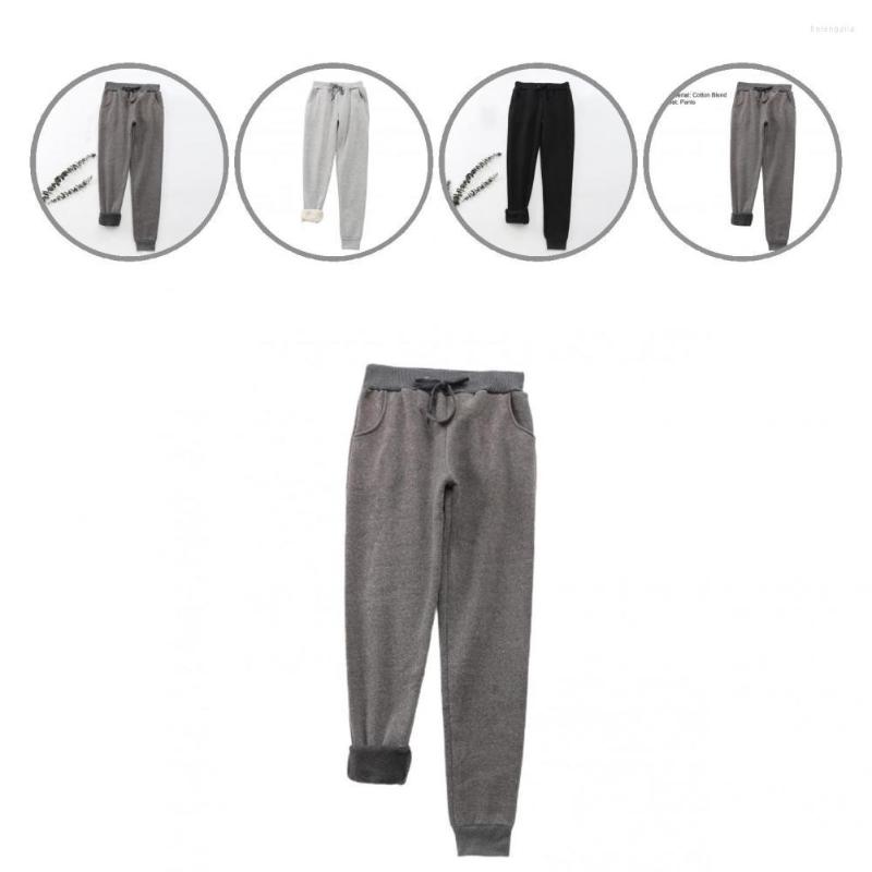 

Women's Pants Sports Trousers Straight Cold Resistant Long Drawstring Fleece Lined Sweatpants Jogger For Yoga, Pink