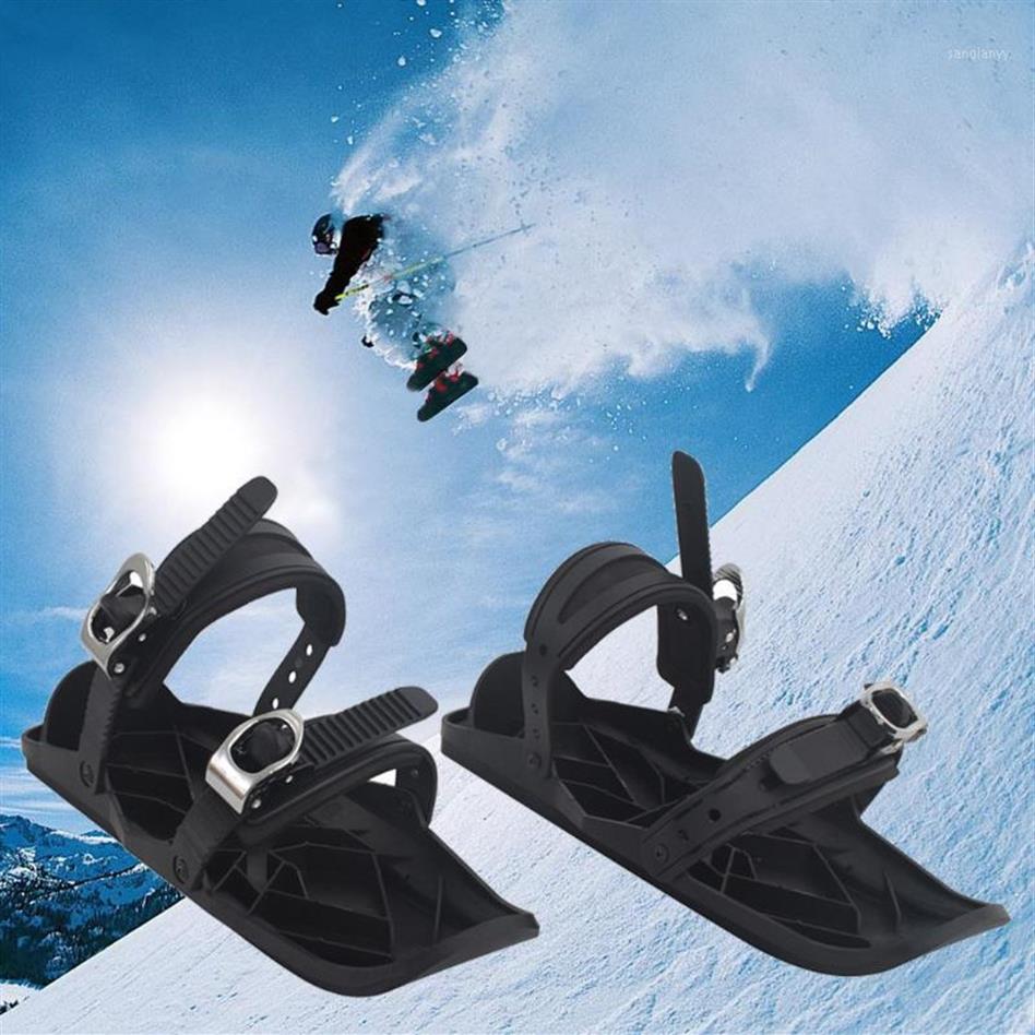 

2020 Outdoor Skiing Mini Sled Snow Board Ski Boots Ski Shoes Combine Skates With Skis g21238j