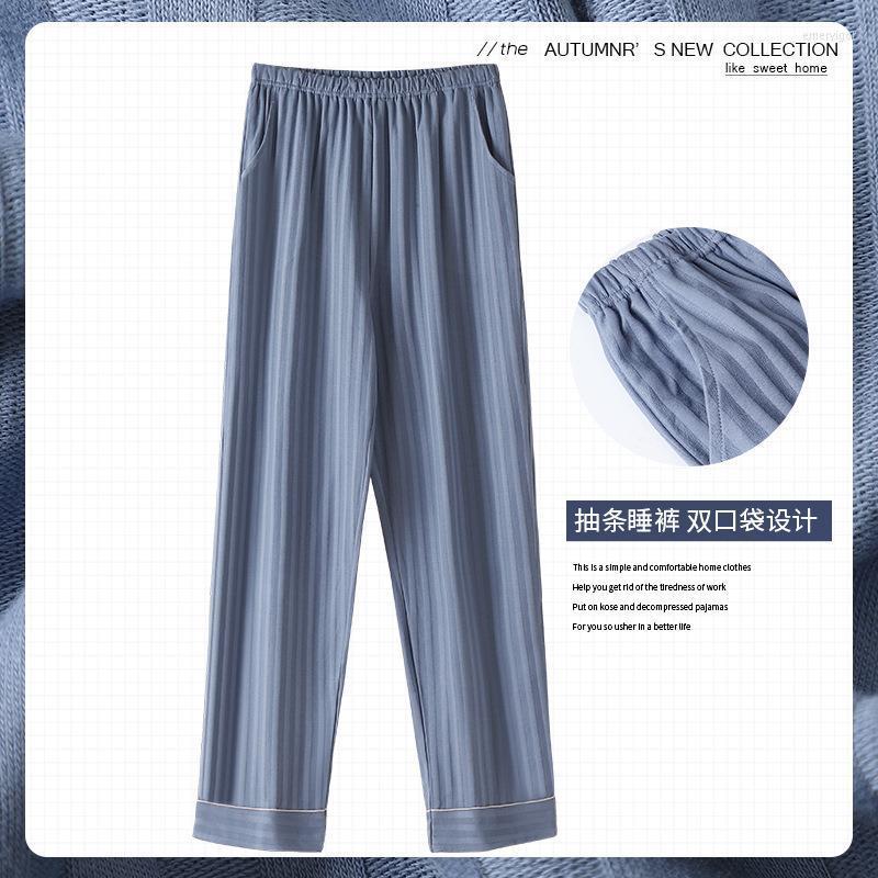 

Men's Sleepwear Men's Pajama Pants Spring And Autumn Cotton Relaxed Cool 3XL Teenager Students Homewear Long Home, Am-4003