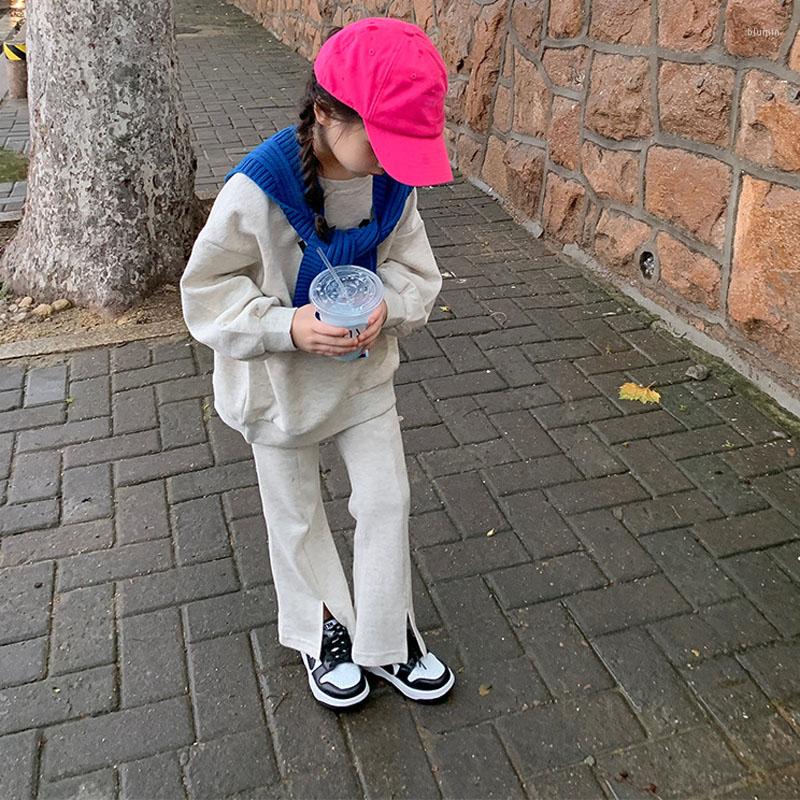 

Clothing Sets Girls' Suit Fleece Thick Letter Printed Sweater Plus Trousers 21 Autumn And Winter, Cz977 single layer