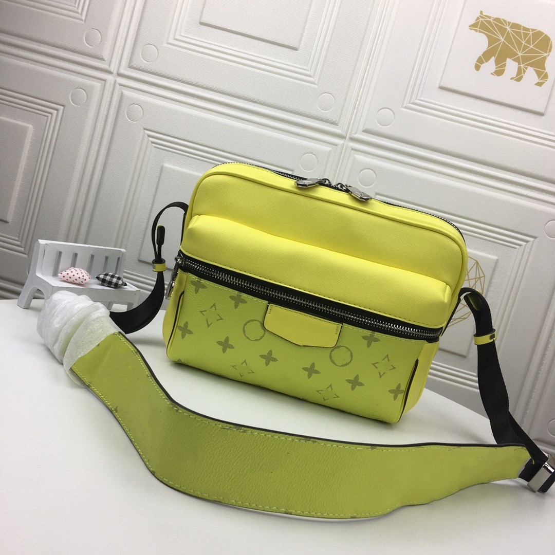 

YY Easy Access top outdoor leather belt bag designer messenger bag sports waist bag elastic adjustable strap zipper classic concave chest bag