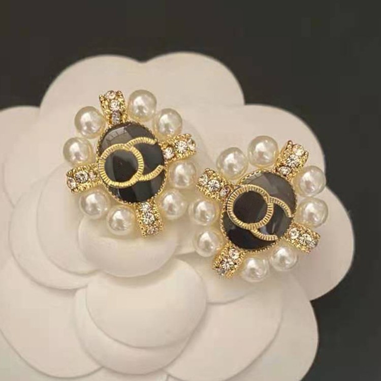 

moissanite stud Earrings Designer for Woman clover earrings diamond channel earring luxury jewelry women pearl earings jewelries ohrringe party Valentines Day
