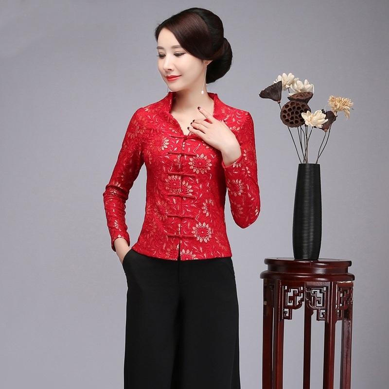 

Ethnic Clothing Traditional Chinese For Women Elegant Woman Pants And Blouse Set Female Vietnam Dress Enthnic Vintage Outfits TA1320Ethnic