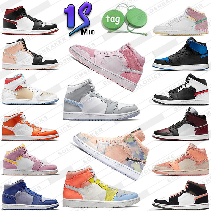 

2023 solosneaker 1 1s Mens Basketball Shoes Sneaker Lost Found Gorge Green StarFish Bred Patent Dark Mocha Grey Denim Silver Newstalgia Shadow Men Women, Color#7
