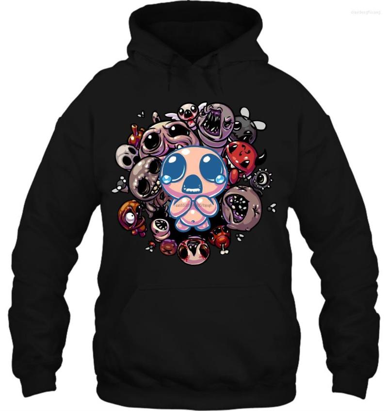 

Men's Hoodies Men Hoodie Fashion Cool Funny Binding Of Isaac Spot Design Customized Printed Women Streetwear, Gy