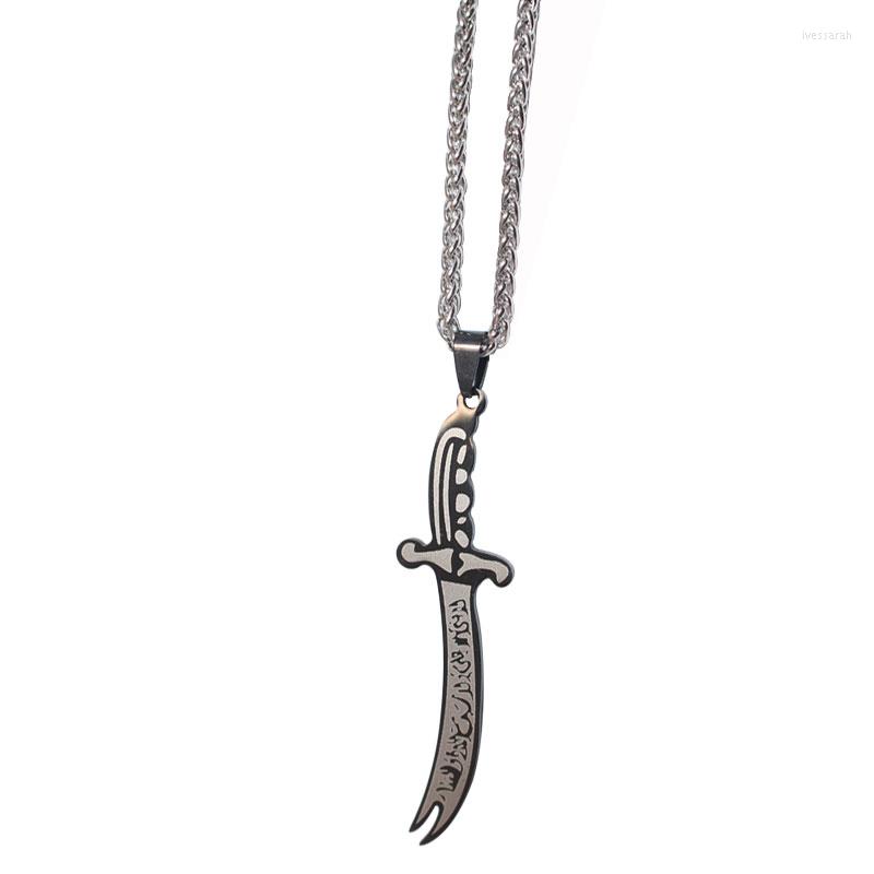 

Pendant Necklaces ZKD Muslim Zulfiqar Sword Of Imam Ali Stainless Steel & Necklace