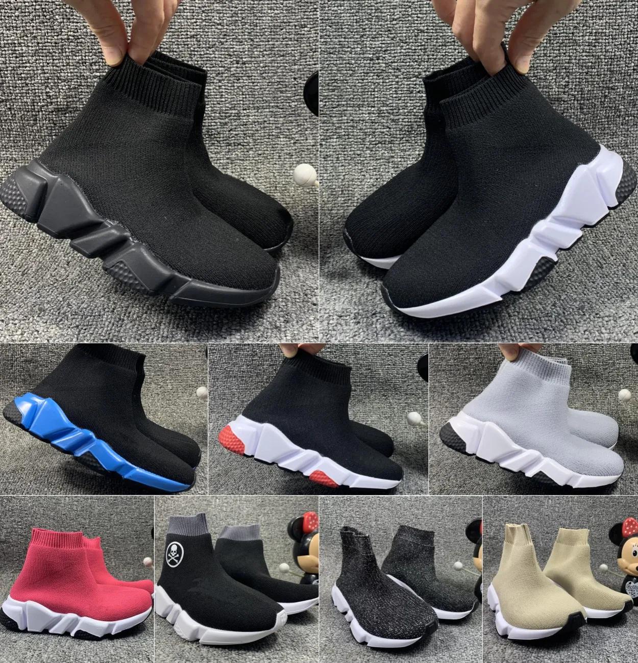 

With Box Designer Balencaigaitys Shoes kids shoes speed sneaker designer high black trainers girls boys baby kid youth toddler infants XjIz