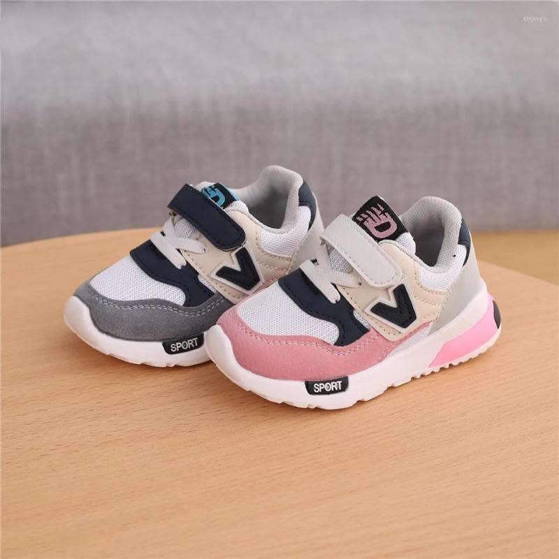 

Athletic Shoes Classic Kids Baby Boys Girls Children's Casual Sneakers Breathable Soft Anti-Slip Running Sports Size 21-30, Model 1 pink