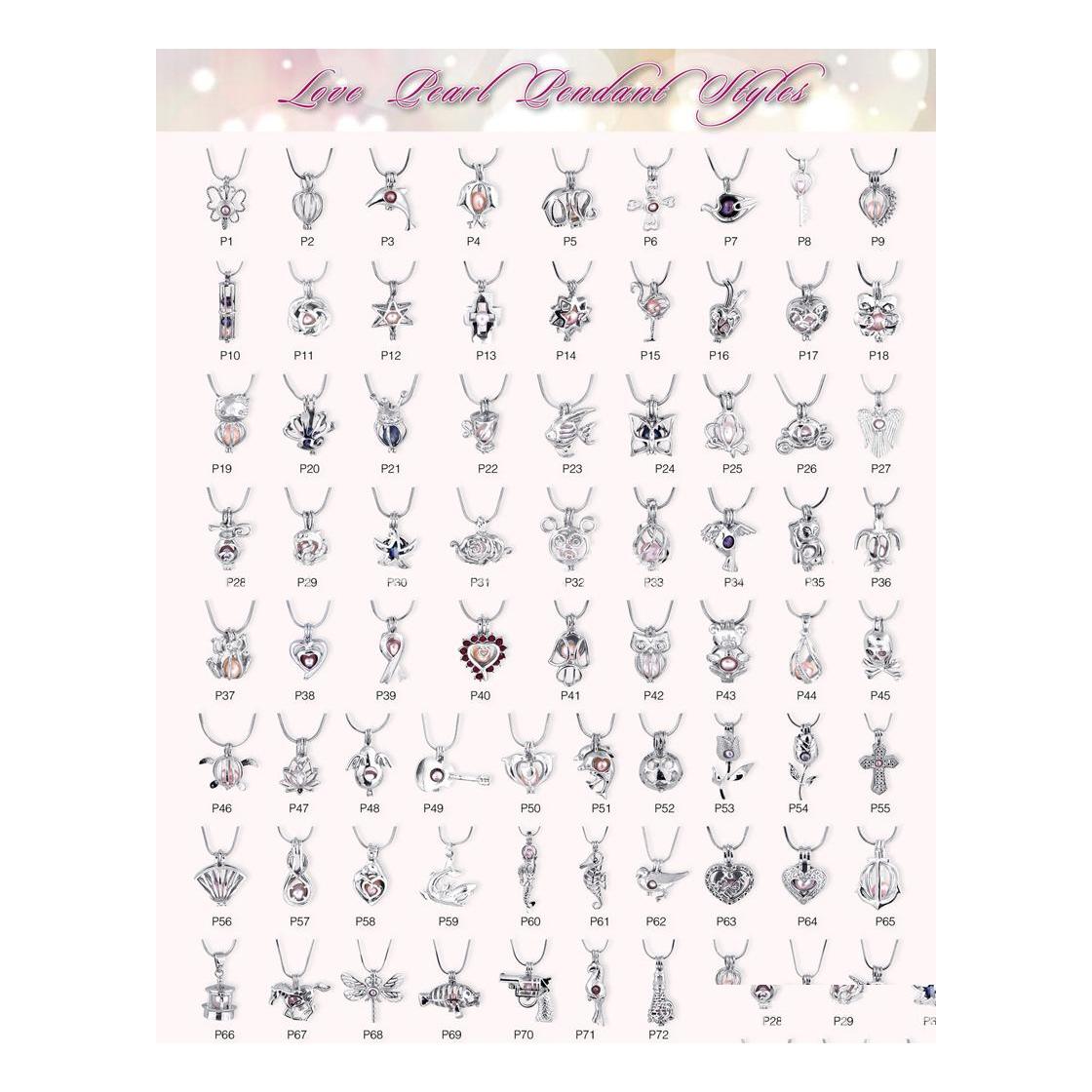 

Charms 75 Styles Fashion Pearl Cages Pendants Opening Beads Cage Lockets For Jewelry Making Supplies Dhs Small Wholesale Drop Delive Ot0Id