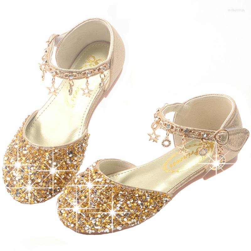 

Flat Shoes Gold Sequin Kids Christmas First Birthday Party Sandals Toddler Girls Princess Sparkly Flower Poss 3t 4, Pink