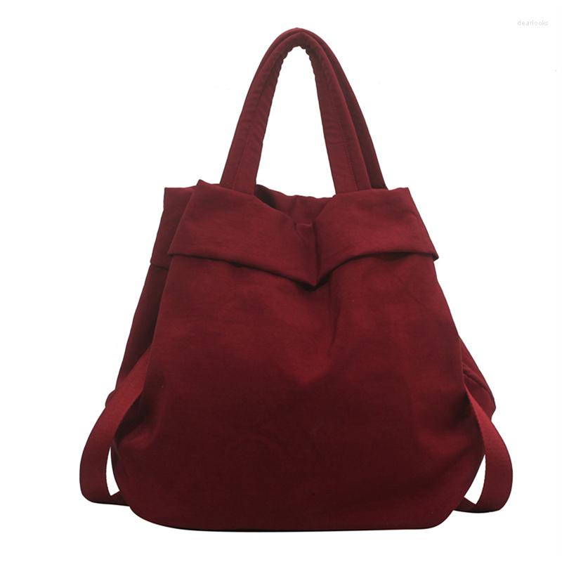 

Evening Bags Women Nylon Crossbody Shoulder Bag Casual Tote Handbag Shopper Solid Fashion Students, Black