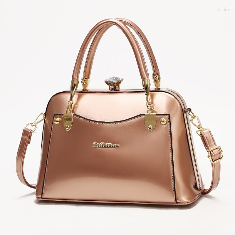 

Evening Bags 2023 Fashion Letter Women Handbags European Design Patent Leather Ladies Shoulder Bag Female Girl Crossbody, Green