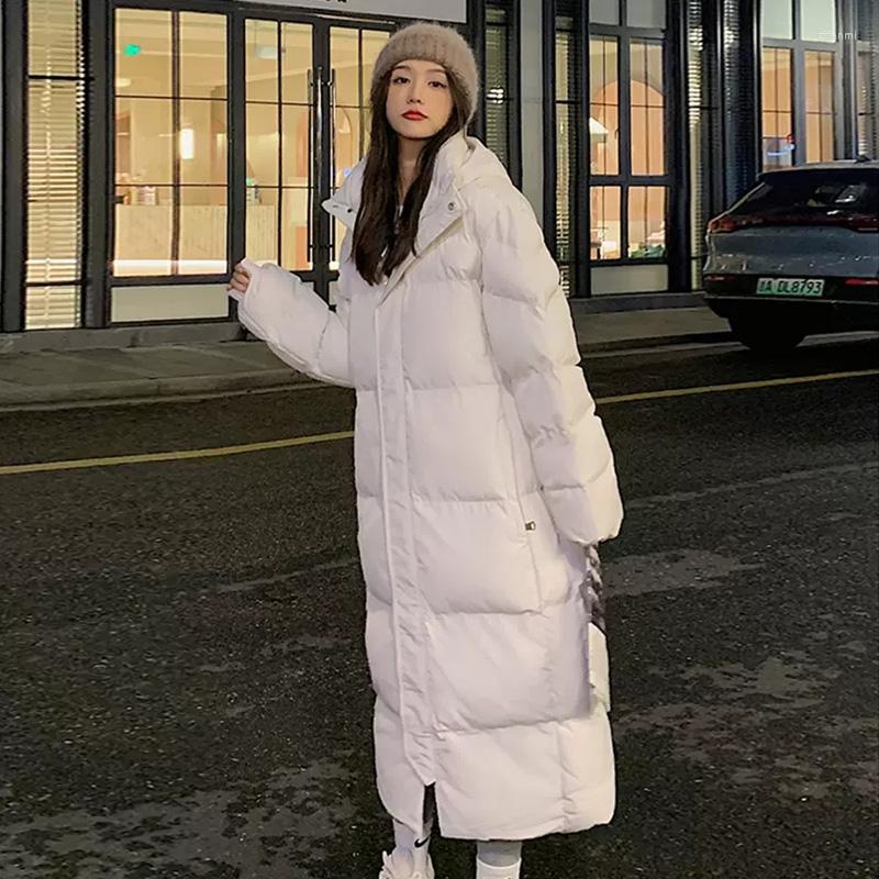 

Women's Trench Coats Winter 2023 Cotton-padded Jacket Loose Thickened Warm Cold-proof Clothing, Thickened beige