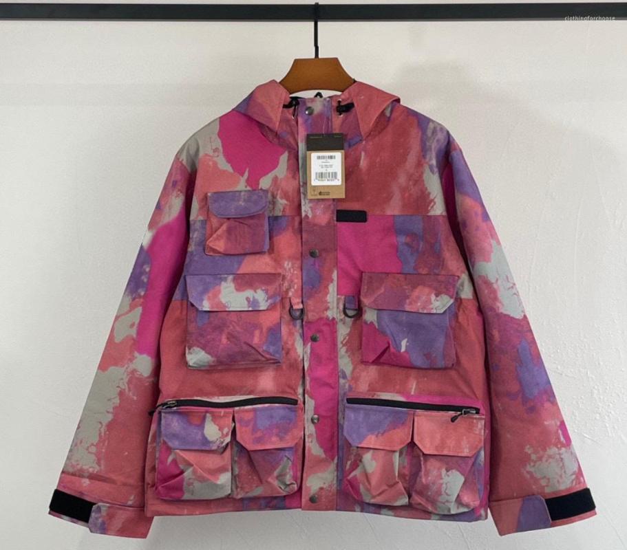 

Men' Jackets 2023 Autumn Men' Jacket Outdoor Multi-Pocket Storm Hooded High Quality Waterproof Fabric Mens, Black