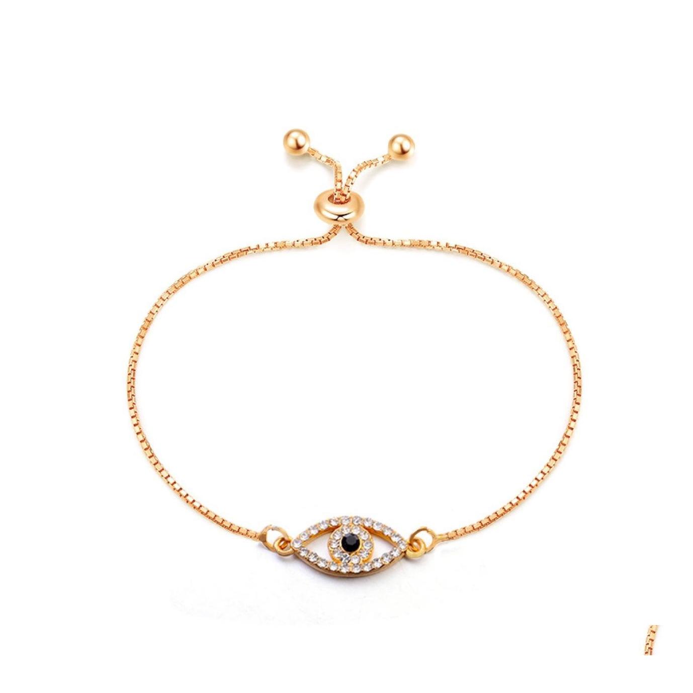 

Charm Bracelets Fashion Jewelry Devils Eye Bracelet Adjustable Drop Delivery Dhhz7
