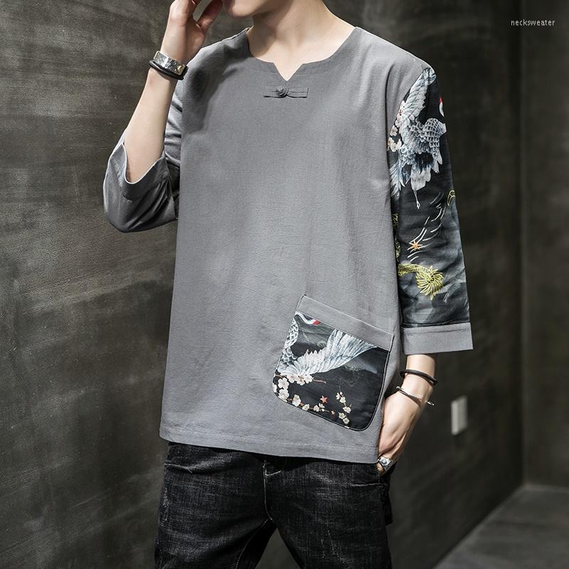 

Ethnic Clothing Summer 2023 Cotton Linen Top Traditional Chinese For Men Vintage Shirt Asian Streetwear Tang Suit Clothes 30642