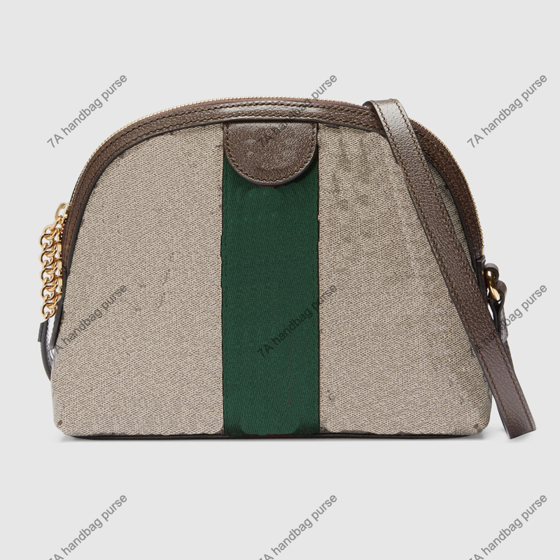 

With Box 3A Designer bags cross body totes handbag Shell shoulder bags designers Ophidia woman canvas Leather tote bags crossbody Tone Womens Luxury purses 499621, White edge + red black webbing