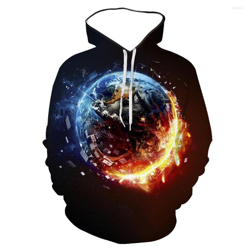 

Men's Hoodies European And American Style 3D Digital Printing Star Tree Spring Autumn Long-sleeved Fashion Sports Hoodie, 62761