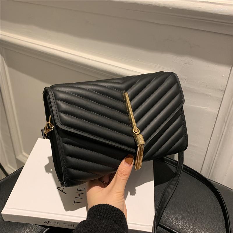 

Evening Bags Classic Crossbody Bag 2023 Fashion High Quality Pu Leather Women's Designer Handbag Chain Tote Shoulder Messenger, White