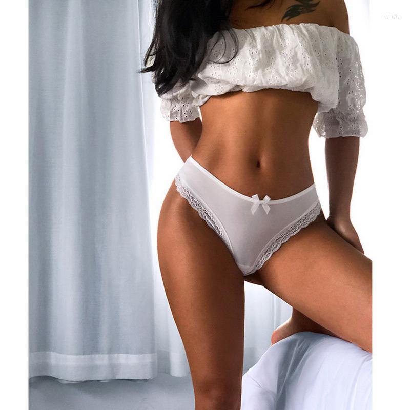 

Women's Panties Silk Low-Rise Women Erotiic Underwear Woman Tenu Sexy Lingerie Tangas De Encaje Ropa Interior Femenina Thongs G String, Black