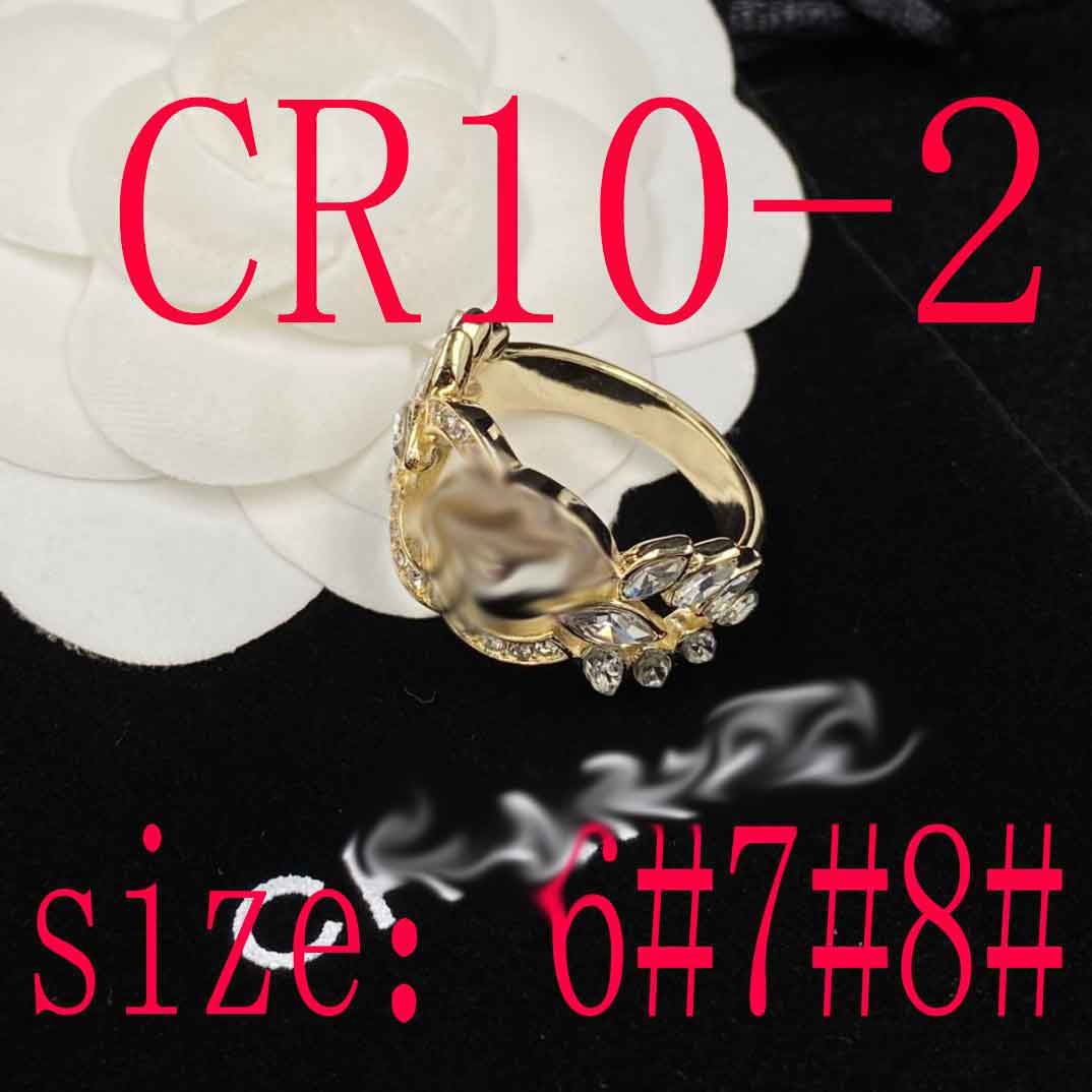 

5-year store factory wholesale stereo C-letter zircon ring couple gifts do not fade hypoallergenic dust bag